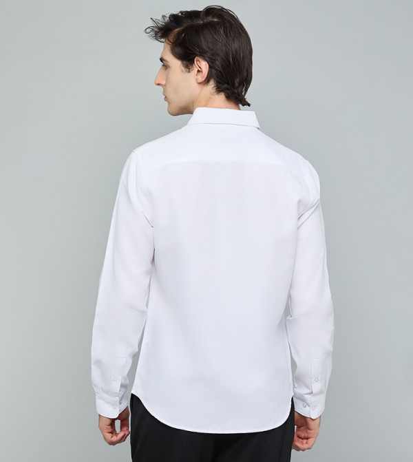 أر آند بي  daily-essentials - أبيض Long Sleeves