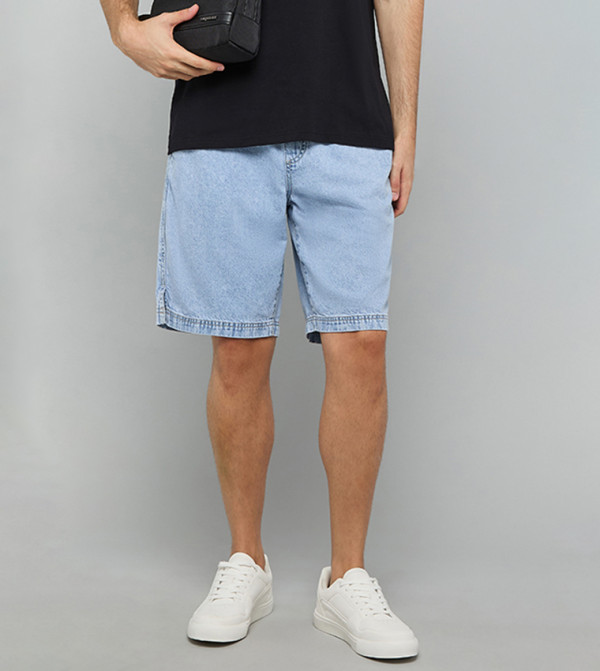 R&B  Shorts - Blue Denim shorts