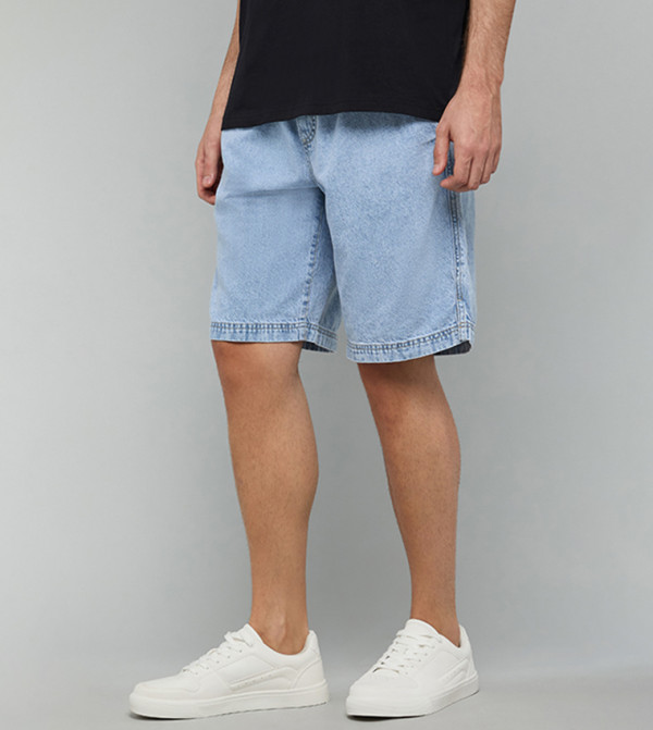 R&B  Shorts - Blue Denim shorts