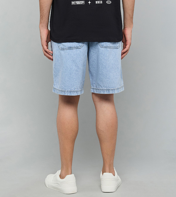 R&B  Shorts - Blue Denim shorts