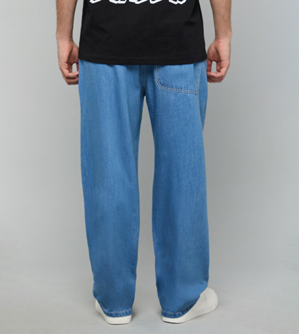 R&B  Relaxed Jeans - Blue Relaxed Jeans