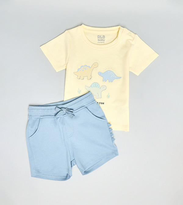 R&B  T-shirts & Bottoms - Yellow undefined