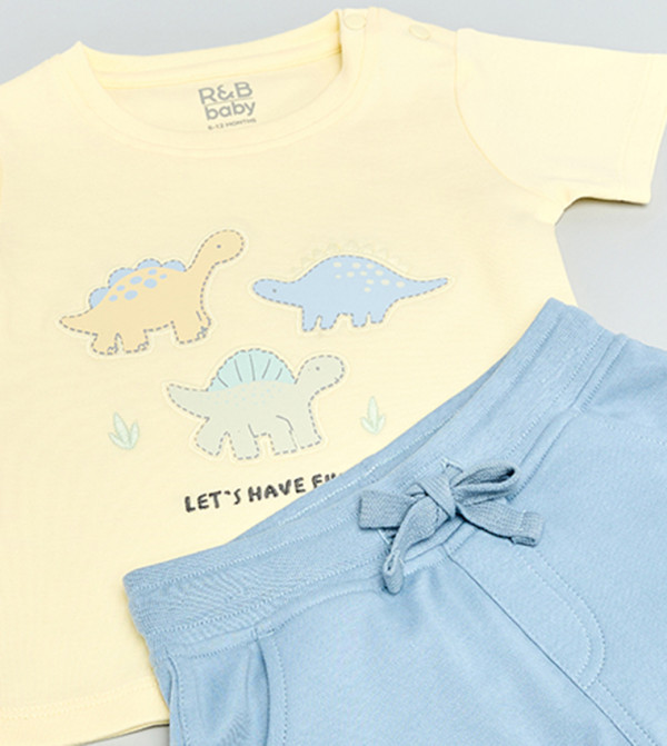 R&B  T-shirts & Bottoms - Yellow undefined