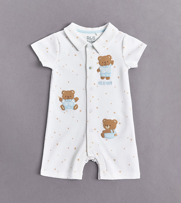 R&B  Rompers - Ivory Rompers