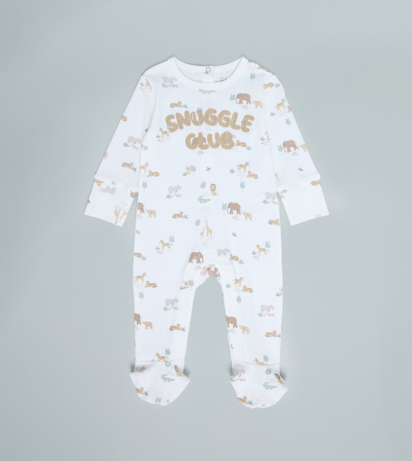 R&B  Sleep Suits - Ivory Sleep Suits