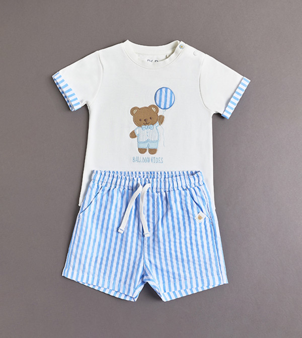 R&B  Top & Shorts - Ivory Top & Shorts