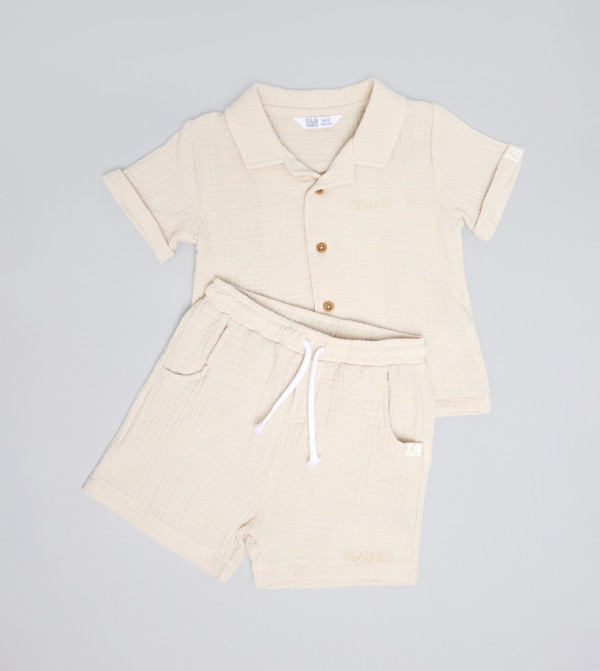 R&B  Clothing Sets - Beige clothing sets