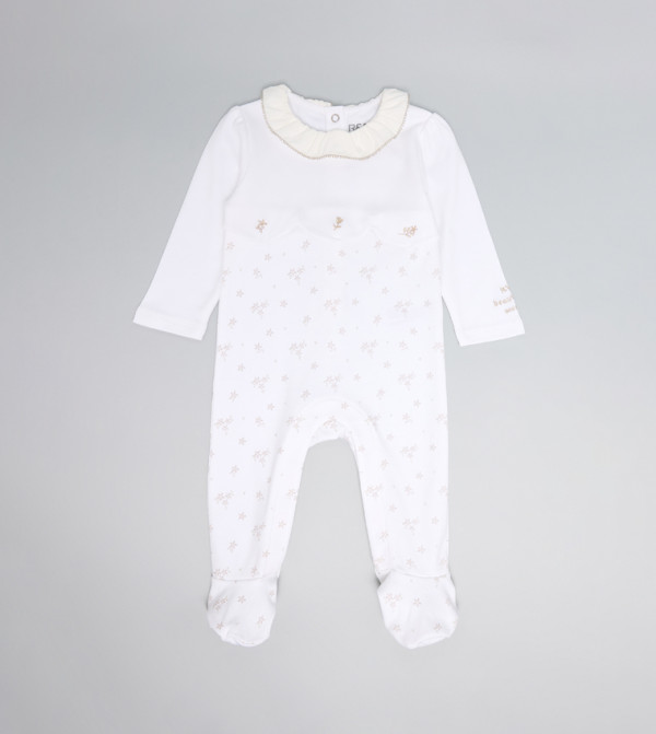 R&B  Sleep Suits - Ivory Sleep Suits