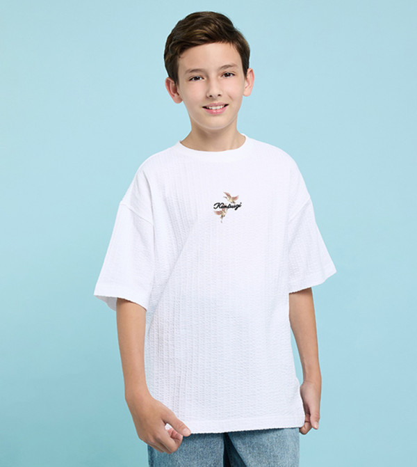 أر آند بي  preppy-layers - عاجي  T-shirts