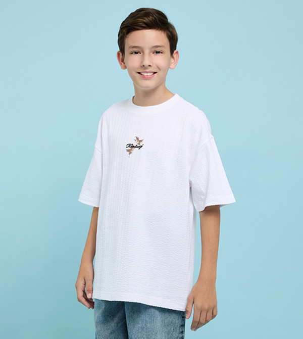 أر آند بي  preppy-layers - عاجي  T-shirts
