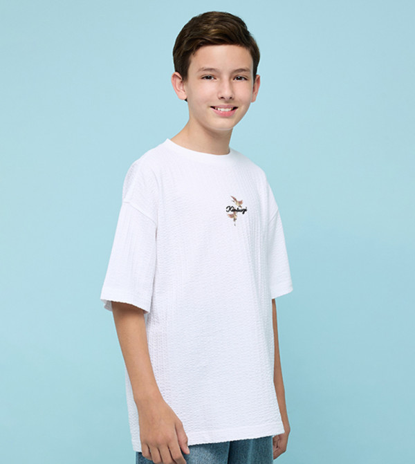 أر آند بي  preppy-layers - عاجي  T-shirts
