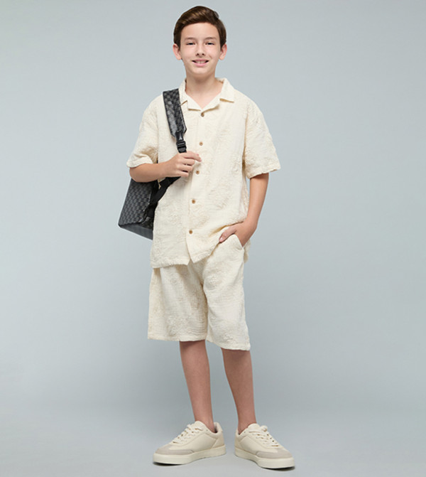 R&B  Shirts - Beige Shirts