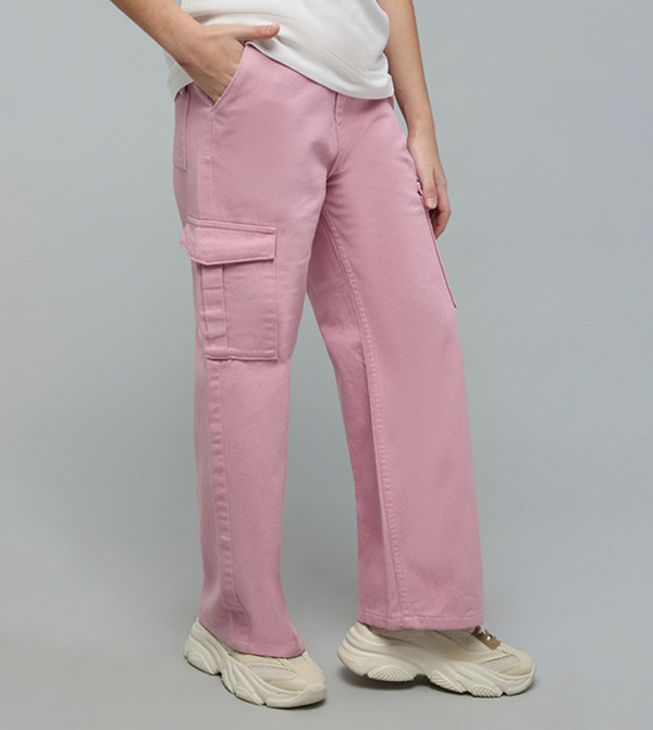 R&B  Trousers & Pants - Pink Trousers & Pants
