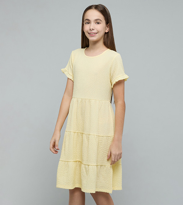 R&B  girls-craft-pretty-summer - Yellow Casual Dress
