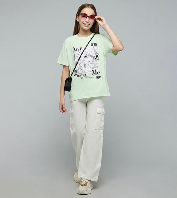 R&B  T-Shirts - Light Green T-shirts