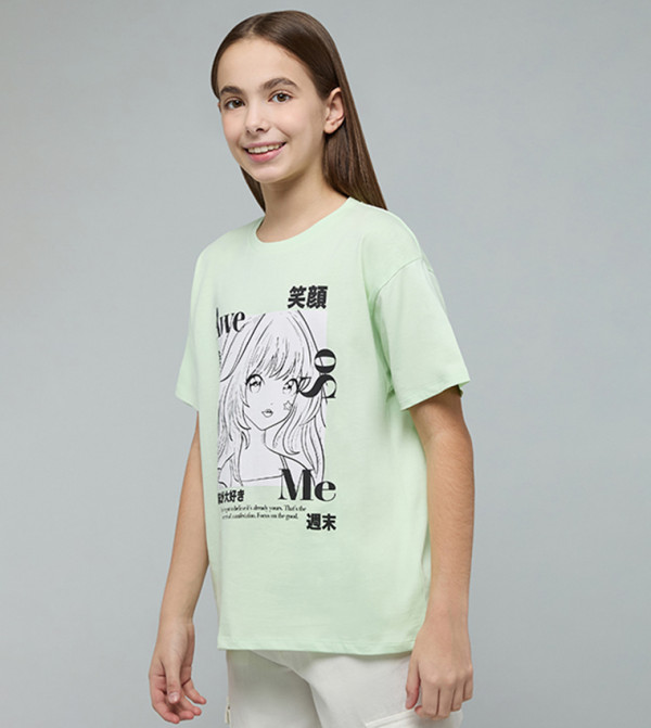 R&B  T-Shirts - Light Green T-shirts