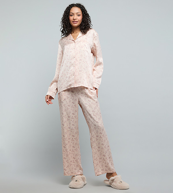 أر آند بي أطقم بيجاما - وردي Pyjama Set