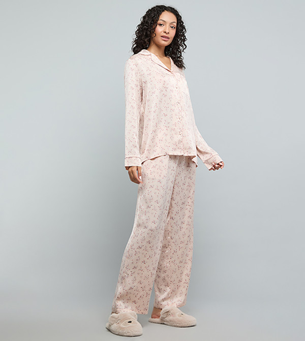 أر آند بي أطقم بيجاما - وردي Pyjama Set