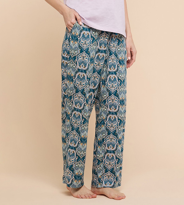 أر آند بي سراويل - أزرق مخضر Bottoms