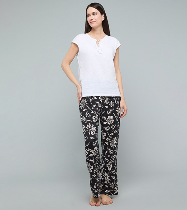 أر آند بي سراويل - أسود Bottoms