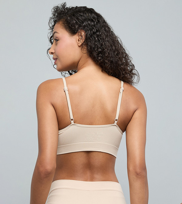 R&B  Sports bras - Beige Sports Bras