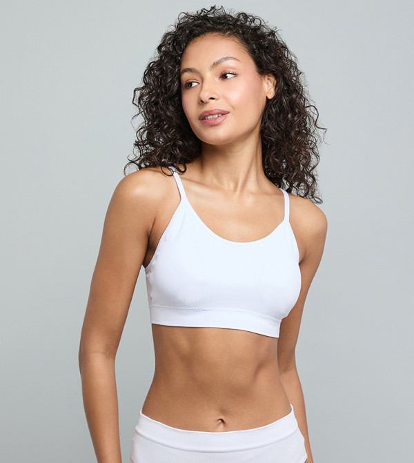 R&B  Sports bras - White Sports Bras