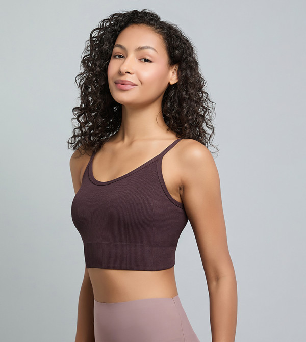 R&B  Sports bras - Dark Brown Sports Bras