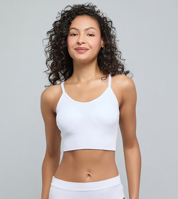 R&B  Sports bras - White Sports Bras