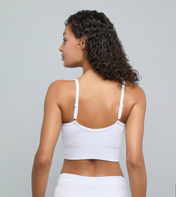 R&B  Sports bras - White Sports Bras