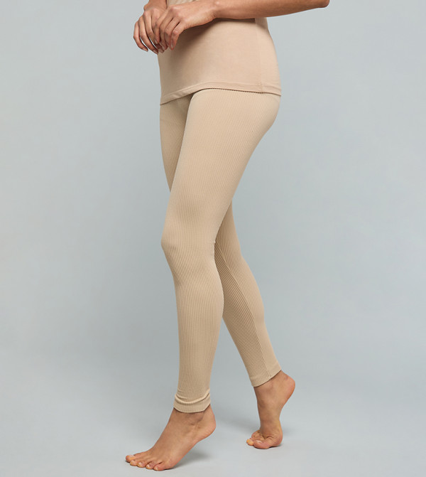 R&B  leggings - Beige leggings