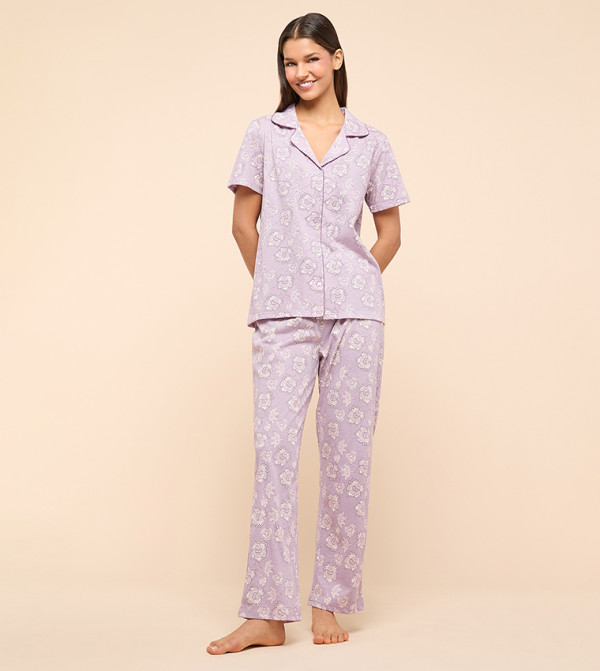 أر آند بي  ملابس نوم - موف  Pyjama Set