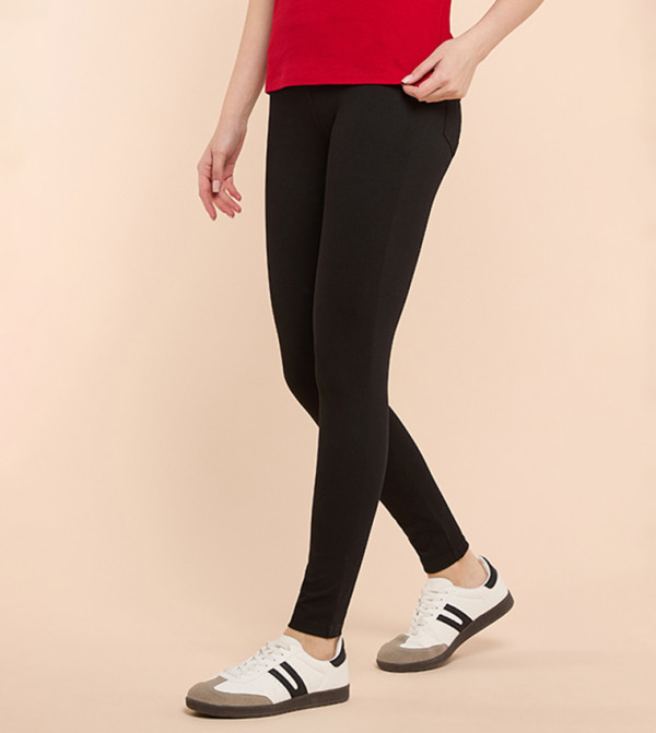 R&B  Jeans - BLACK Jeggings