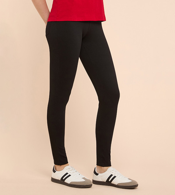 R&B  Jeans - BLACK Jeggings