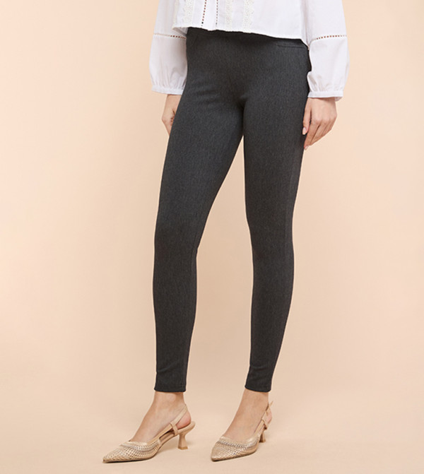 R&B  Jeans - CHARCOAL Jeggings