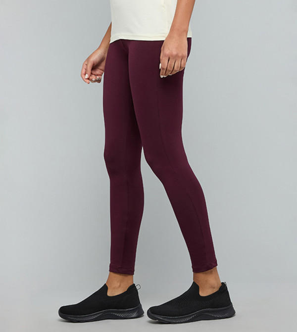 R&B  leggings - Wine leggings