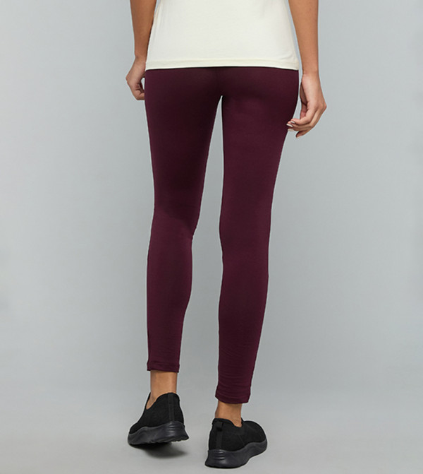R&B  leggings - Wine leggings