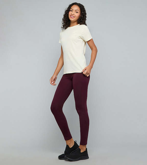 R&B  leggings - Wine leggings