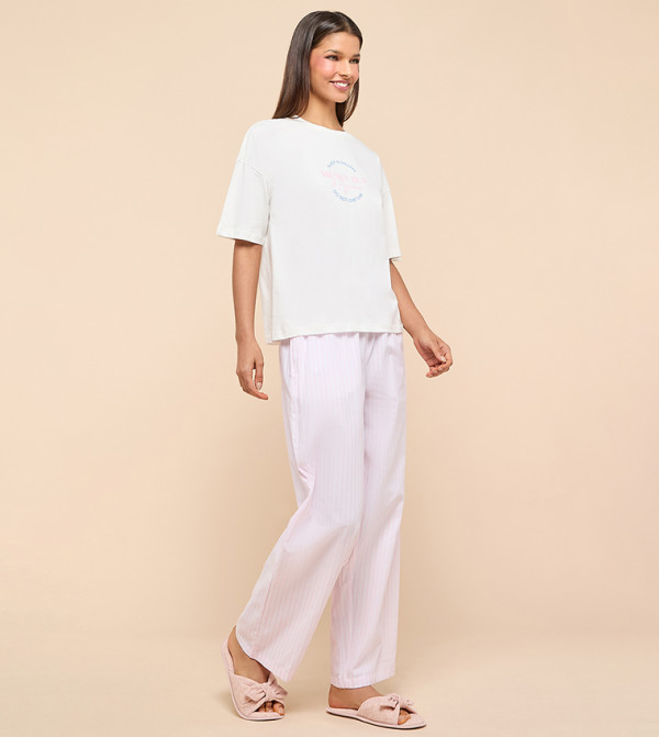 أر آند بي ملابس نوم - عاجي Pyjama Set