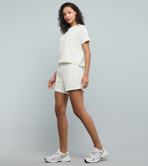 R&B Shorts - Ivory Casual Shorts