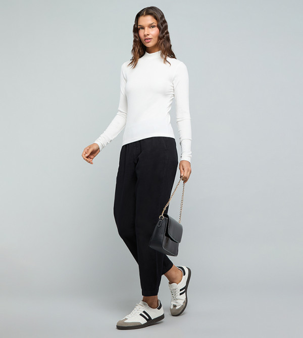 أر آند بي  جينز مستقيم - أسود Straight Jeans