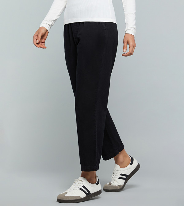 أر آند بي  جينز مستقيم - أسود Straight Jeans