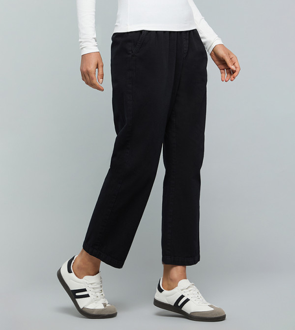 أر آند بي  جينز مستقيم - أسود Straight Jeans