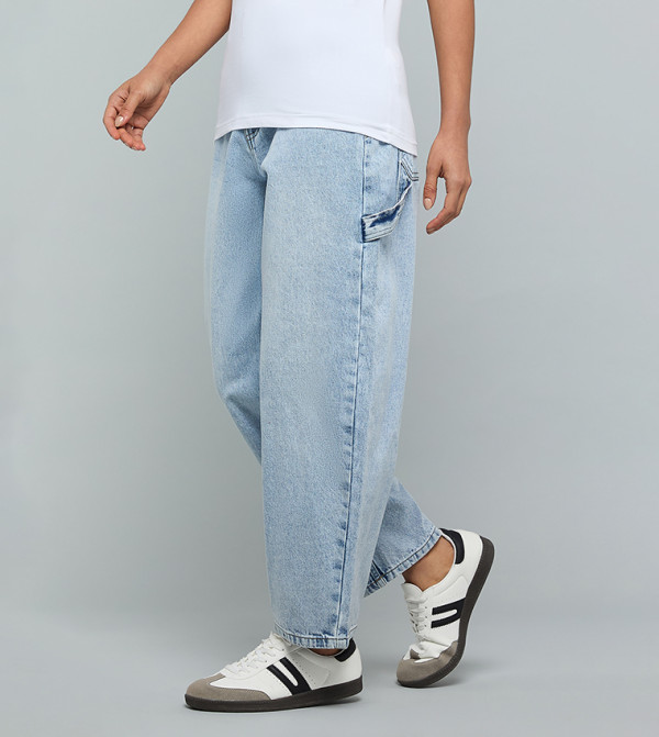 R&B  Boyfriend jeans - Light Blue Boyfriend jeans