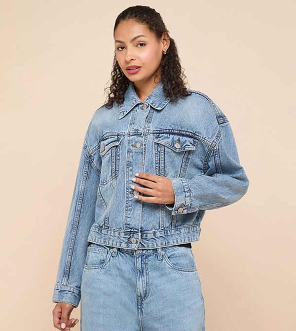 R&B  Denim Jackets - Blue Denim Jackets