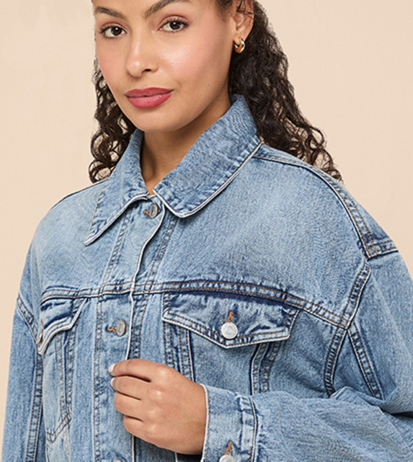 R&B  Denim Jackets - Blue Denim Jackets