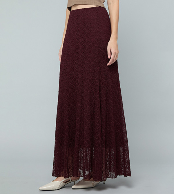 أر آند بي  تنانير طويلة - أحمر Maxi Skirts