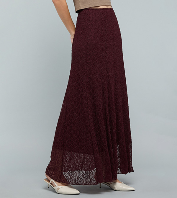 أر آند بي  تنانير طويلة - أحمر Maxi Skirts