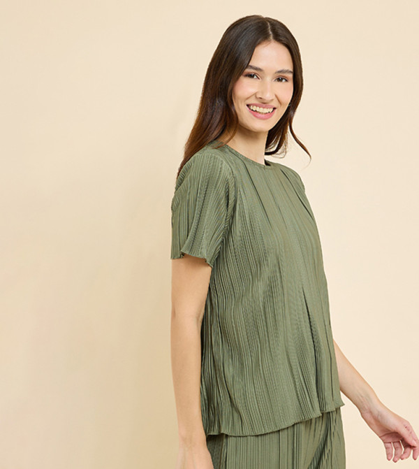 R&B  Casual Tops - Green Casual Tops