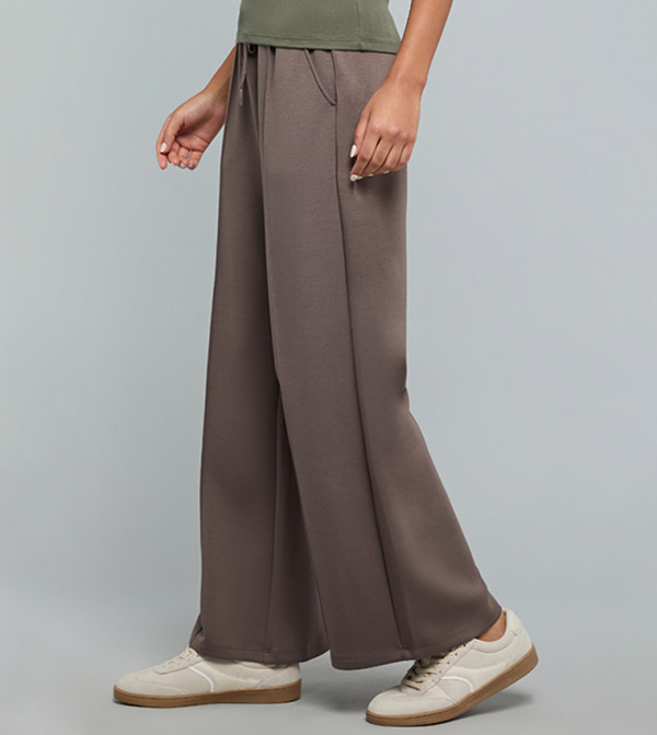 R&B  Clothing - Brown Casual Pants