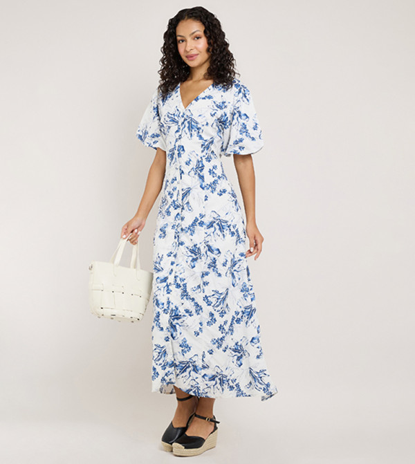 R&B  Maxi Dresses - Blue undefined